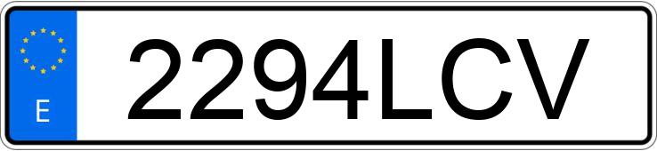 Numer rejestracyjny 2294LCV posiada AUDI RS3