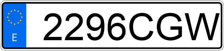 Numer rejestracyjny 2296CGW posiada AUDI A4 Numer rejestracyjny 2296CGW posiada AUDI A4