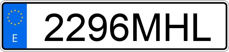 Numer rejestracyjny 2296MHL posiada MINI MINI