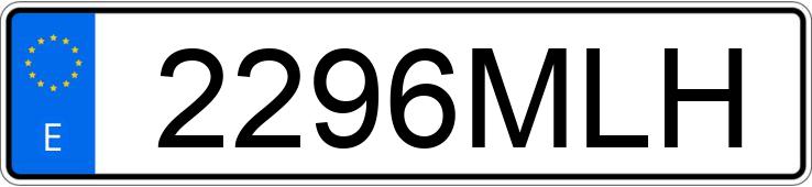 Numer rejestracyjny 2296MLH posiada HONDA HR-V