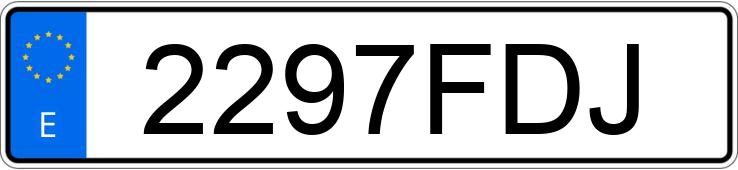 Numer rejestracyjny 2297FDJ posiada MERCEDES A (168-169)