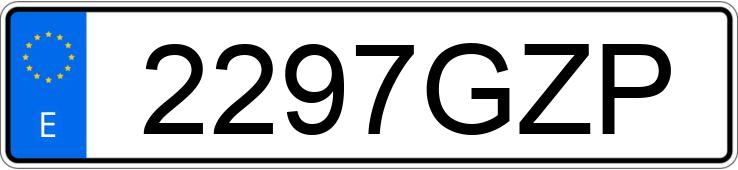 Die Registrierungsnummer 2297GZP hat AUDI A4 Die Registrierungsnummer 2297GZP hat AUDI A4