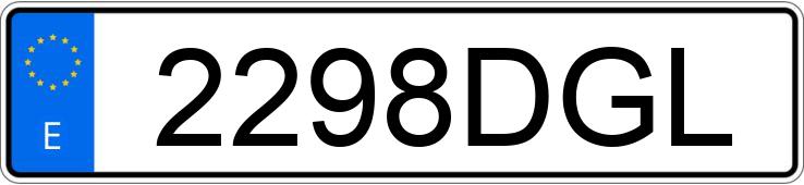 Numer rejestracyjny 2298DGL posiada MERCEDES E (211)