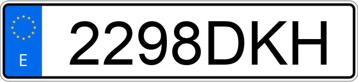 Numer rejestracyjny 2298DKH posiada NISSAN ALMERA Numer rejestracyjny 2298DKH posiada NISSAN ALMERA