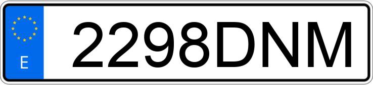 Numer rejestracyjny 2298DNM posiada SEAT LEON Numer rejestracyjny 2298DNM posiada SEAT LEON