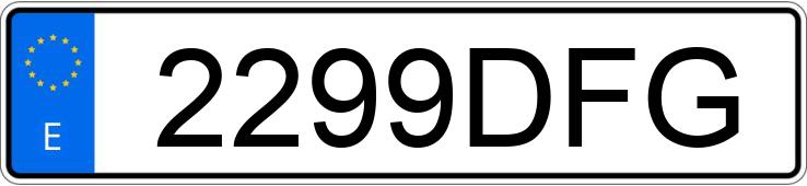 Numer rejestracyjny 2299DFG posiada RENAULT MEGANE Numer rejestracyjny 2299DFG posiada RENAULT MEGANE