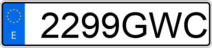 Numer rejestracyjny 2299GWC posiada FORD FIESTA Numer rejestracyjny 2299GWC posiada FORD FIESTA