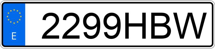 Numer rejestracyjny 2299HBW posiada FIAT PUNTO Numer rejestracyjny 2299HBW posiada FIAT PUNTO