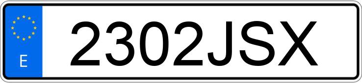 Numer rejestracyjny 2302JSX posiada FORD MONDEO