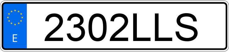 Numer rejestracyjny 2302LLS posiada AUDI A4
