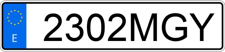 Numer rejestracyjny 2302MGY posiada PEUGEOT 2008