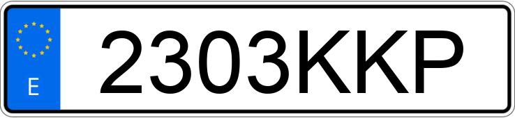 Numer rejestracyjny 2303KKP posiada BMW X1