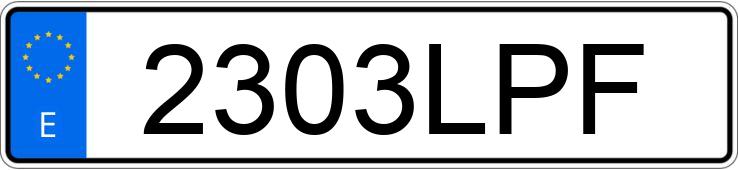 Numer rejestracyjny 2303LPF posiada CUPRA FORMENTOR