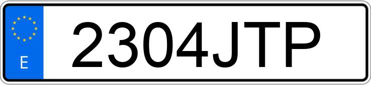 Numer rejestracyjny 2304JTP posiada SEAT LEON