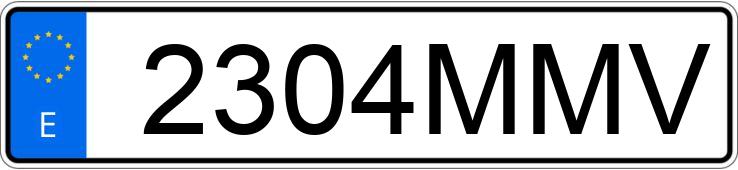 Numer rejestracyjny 2304MMV posiada HONDA CBR 1000