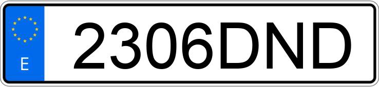 Numer rejestracyjny 2306DND posiada PEUGEOT 206 Numer rejestracyjny 2306DND posiada PEUGEOT 206