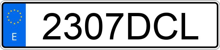 Numer rejestracyjny 2307DCL posiada VOLKSWAGEN POLO