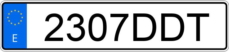 Numer rejestracyjny 2307DDT posiada HYUNDAI GETZ