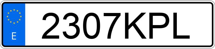 Numer rejestracyjny 2307KPL posiada MERCEDES GLA (156)