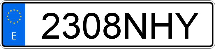 Numer rejestracyjny 2308NHY posiada MERCEDES VIANO