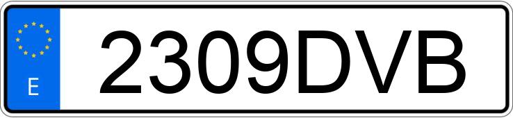 Numer rejestracyjny 2309DVB posiada FORD FUSION