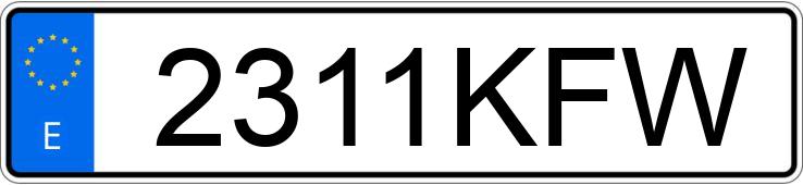 Numer rejestracyjny 2311KFW posiada LAND ROVER RANGE ROVER EVOQUE Numer rejestracyjny 2311KFW posiada LAND ROVER RANGE ROVER EVOQUE