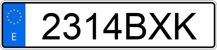 Numer rejestracyjny 2314BXK posiada SUZUKI VITARA