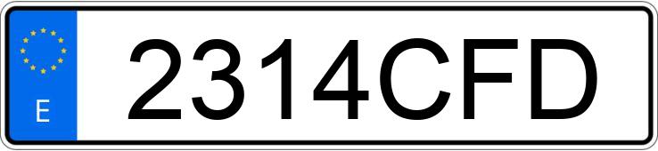 Numer rejestracyjny 2314CFD posiada VOLKSWAGEN POLO