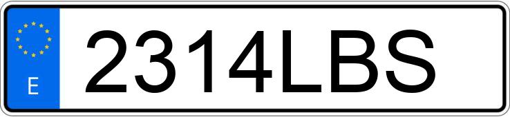 Numer rejestracyjny 2314LBS posiada RENAULT MEGANE Numer rejestracyjny 2314LBS posiada RENAULT MEGANE