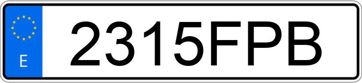 Numer rejestracyjny 2315FPB posiada VOLKSWAGEN CROSSPOLO