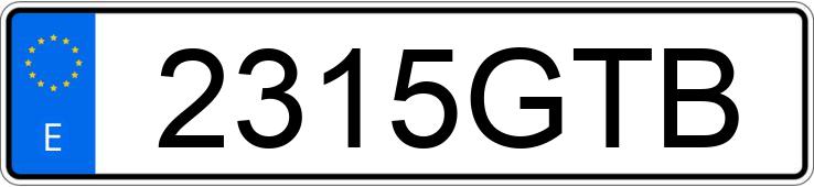 Numer rejestracyjny 2315GTB posiada TOYOTA AVALON Numer rejestracyjny 2315GTB posiada TOYOTA AVALON