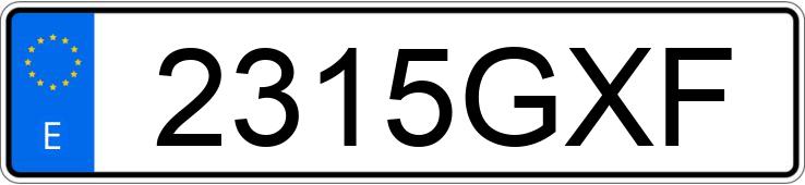Numer rejestracyjny 2315GXF posiada OPEL INSIGNIA