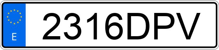 Numer rejestracyjny 2316DPV posiada PORSCHE CAYENNE Numer rejestracyjny 2316DPV posiada PORSCHE CAYENNE