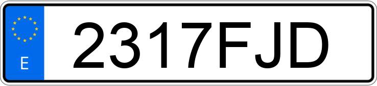 Numer rejestracyjny 2317FJD posiada OPEL VIVARO 1.9CDTI KOMBI 6 C 2.7T