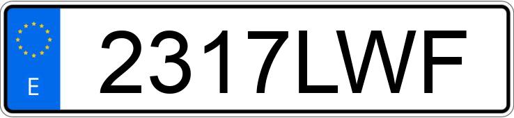 Numer rejestracyjny 2317LWF posiada DS DS7 CROSSBACK Numer rejestracyjny 2317LWF posiada DS DS7 CROSSBACK
