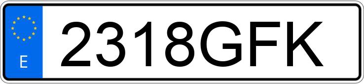 Numer rejestracyjny 2318GFK posiada AUDI A3 Numer rejestracyjny 2318GFK posiada AUDI A3