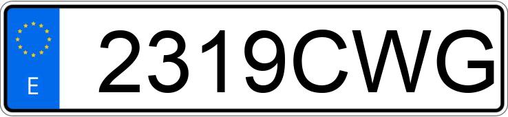 Numer rejestracyjny 2319CWG posiada LAND ROVER DISCOVERY Numer rejestracyjny 2319CWG posiada LAND ROVER DISCOVERY