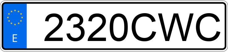 Numer rejestracyjny 2320CWC posiada VOLKSWAGEN PASSAT