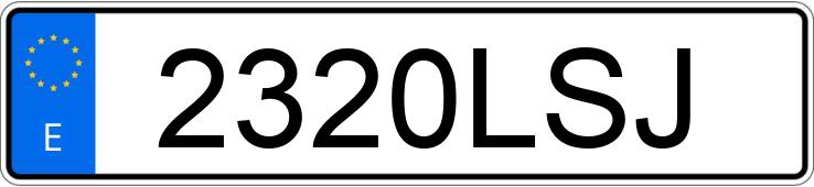 Numer rejestracyjny 2320LSJ posiada AUDI A6 Numer rejestracyjny 2320LSJ posiada AUDI A6