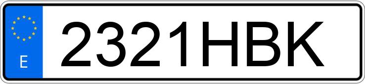 Numer rejestracyjny 2321HBK posiada AUDI A4 Numer rejestracyjny 2321HBK posiada AUDI A4