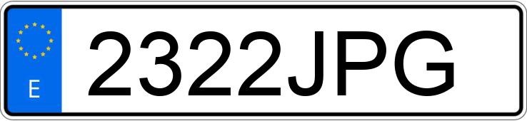 Numer rejestracyjny 2322JPG posiada BMW SERIE 5 F10 535DA XDRIVE