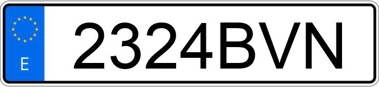 Numer rejestracyjny 2324BVN posiada OPEL ZAFIRA Numer rejestracyjny 2324BVN posiada OPEL ZAFIRA