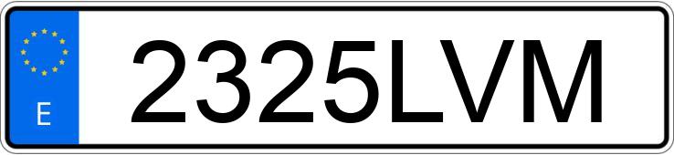 Numer rejestracyjny 2325LVM posiada MERCEDES A (177)