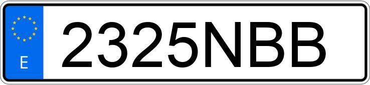 Numer rejestracyjny 2325NBB posiada HYUNDAI I20