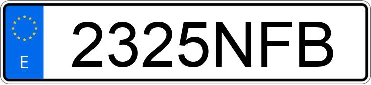 Numer rejestracyjny 2325NFB posiada AIXAM MINAUTO