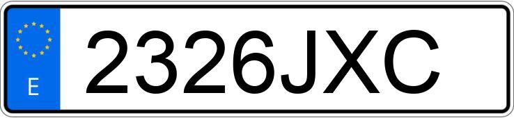 Numer rejestracyjny 2326JXC posiada PEUGEOT 2008 Numer rejestracyjny 2326JXC posiada PEUGEOT 2008