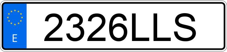 Numer rejestracyjny 2326LLS posiada TOYOTA C-HR