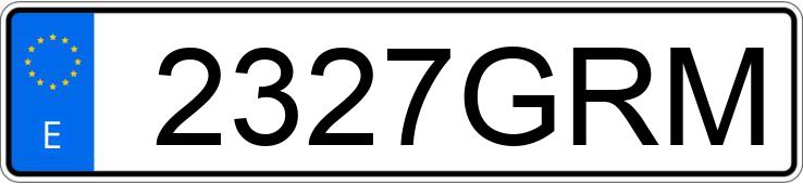 Numer rejestracyjny 2327GRM posiada MITSUBISHI OUTLANDER