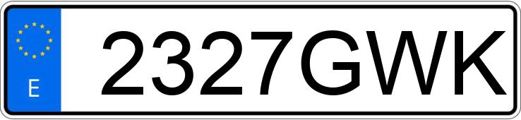 Numer rejestracyjny 2327GWK posiada SKODA FABIA Numer rejestracyjny 2327GWK posiada SKODA FABIA