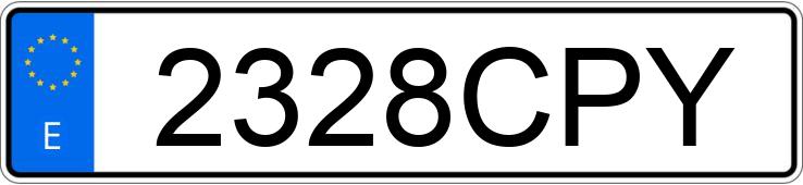 Numer rejestracyjny 2328CPY posiada RENAULT CLIO